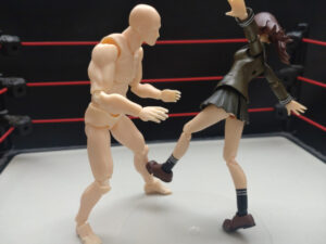 スネ蹴り　原宿ぽむ